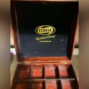 Flavia Wooden Tea Box